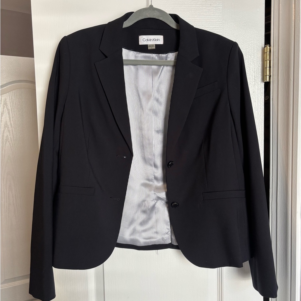 Calvin Klein Women's Dark Navy Blue Suit